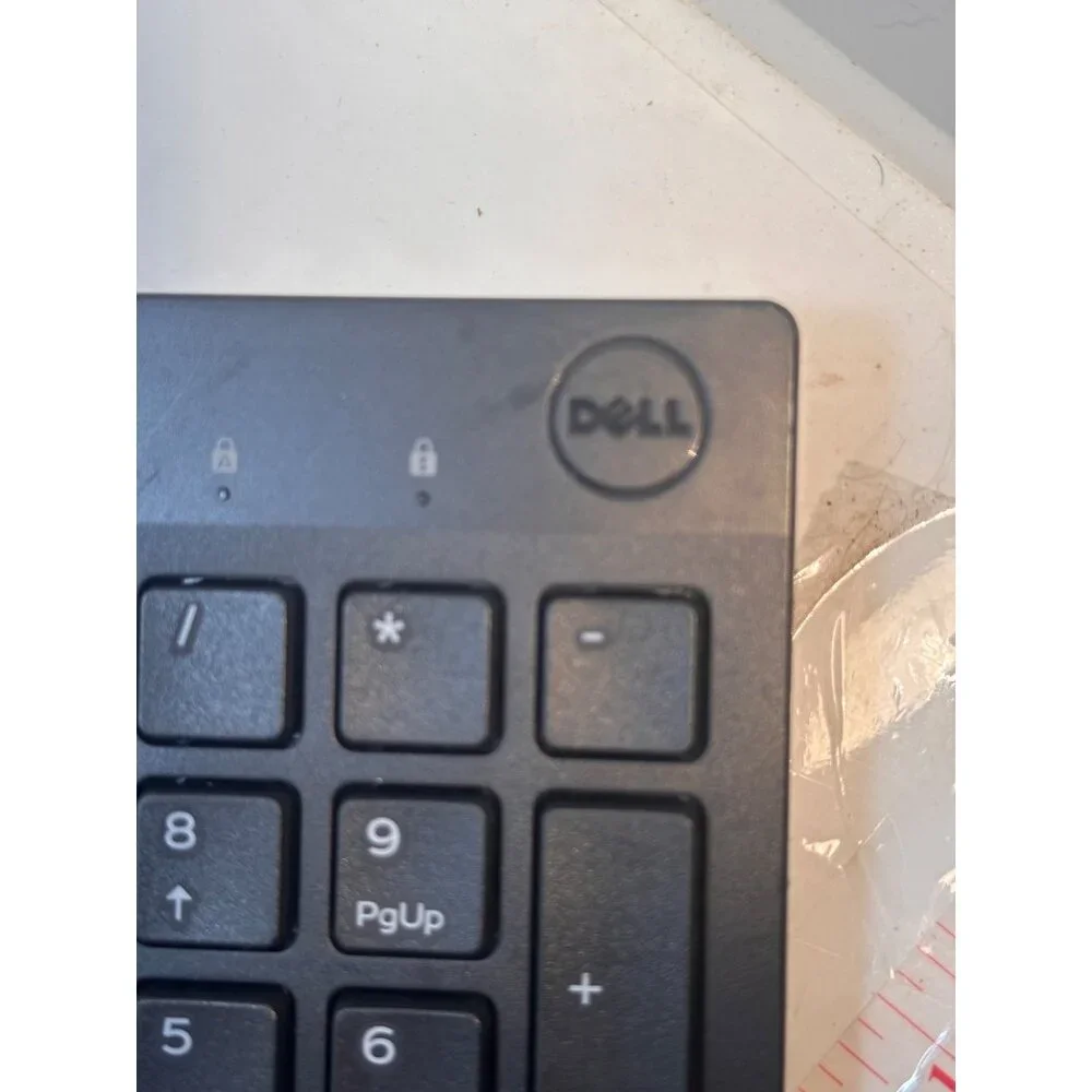 Dell Wired Keyboard Black Full Size With Numeric Keypad USB Connection Model KB2